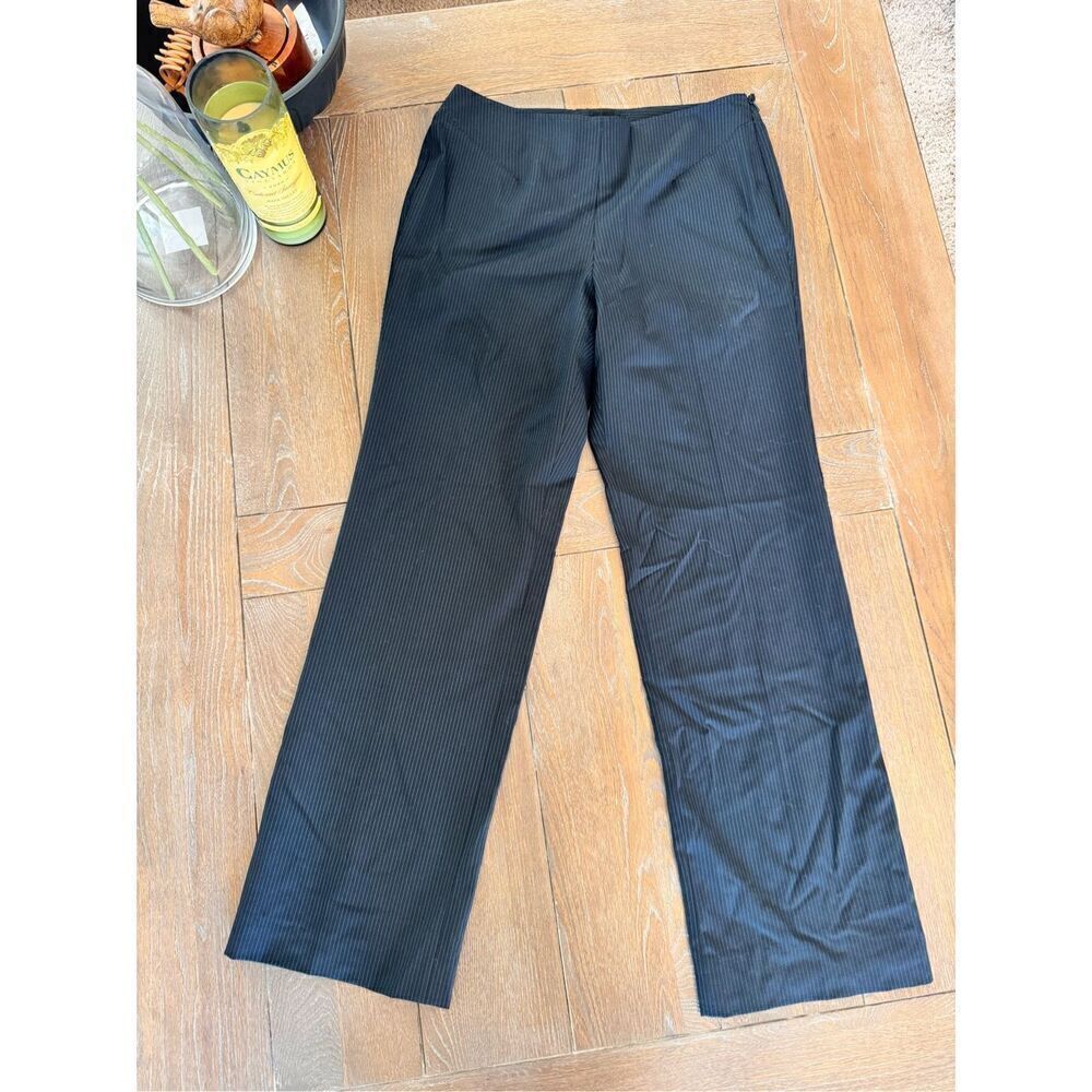 Hilton Hollis Striped Wide Leg Dress Pants‎ Women Size 8